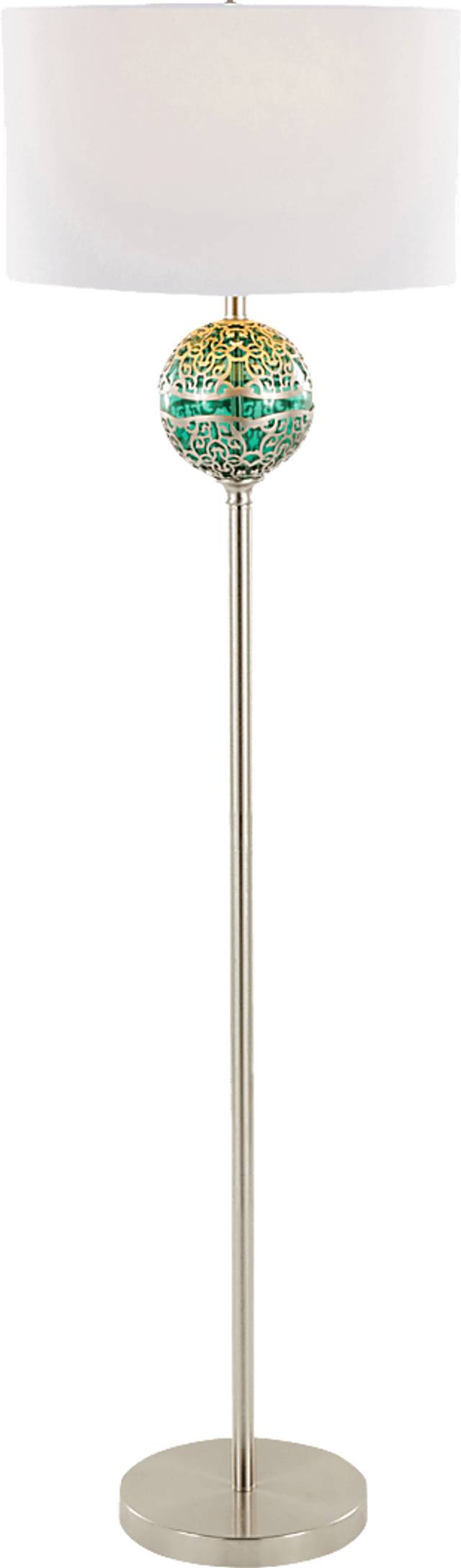 Jacksith Street Nickel Floor Lamp - Thumbnail - Image 5