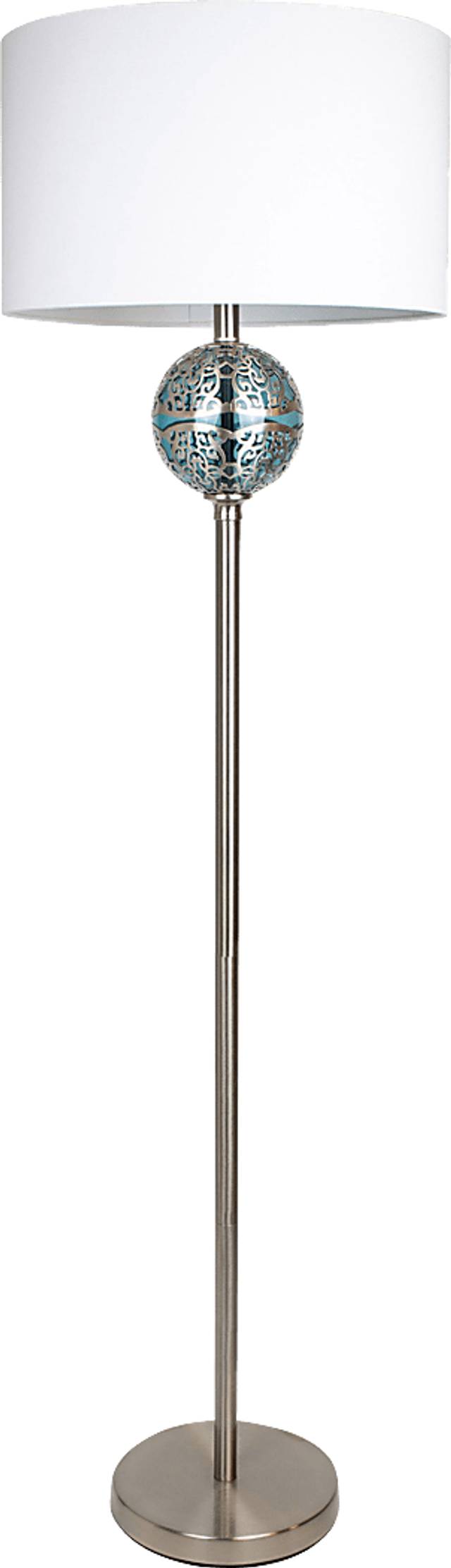 Jacksith Street Nickel Floor Lamp - Thumbnail - Image 1