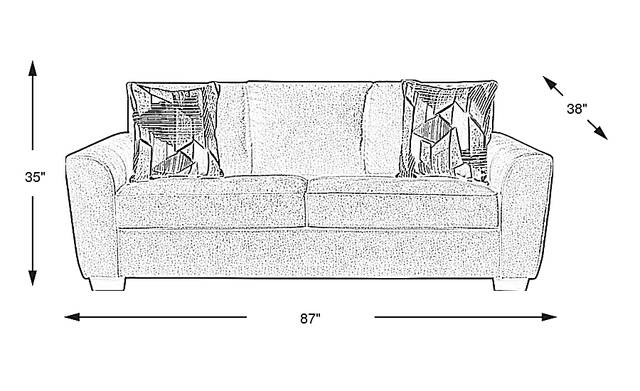Dimension Image. Please refer to the Dimension Tab on this page for dimension details.