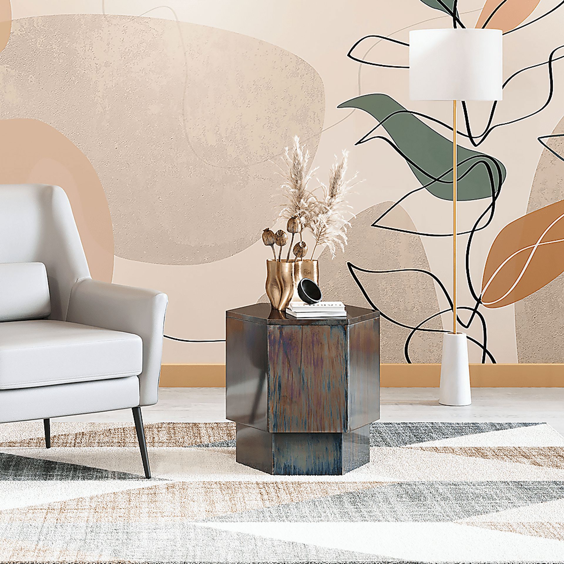 Jaclaire Black End Table - Image 2