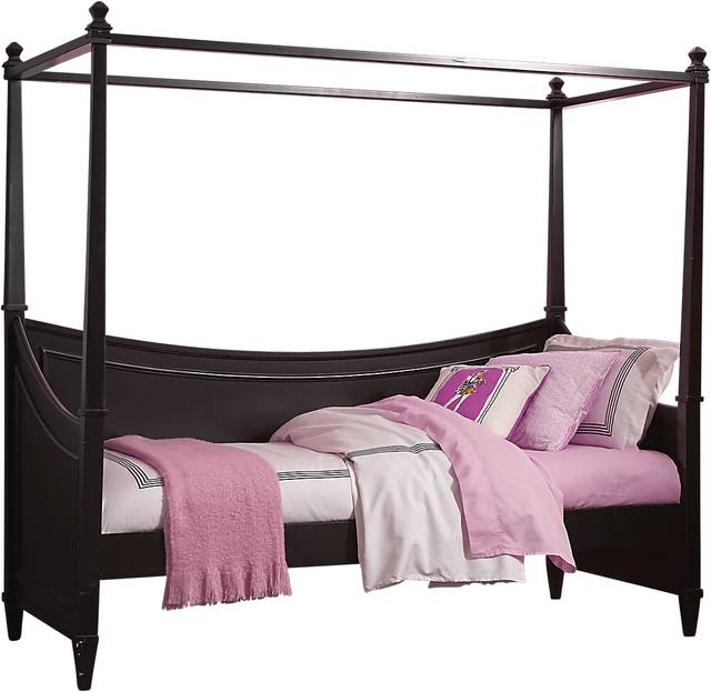 Jaclyn Place Black 2 Pc Canopy Daybed - Thumbnail - Image 1
