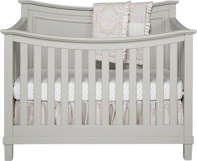 Jaclyn Place Gray Crib - Thumbnail - Image 3