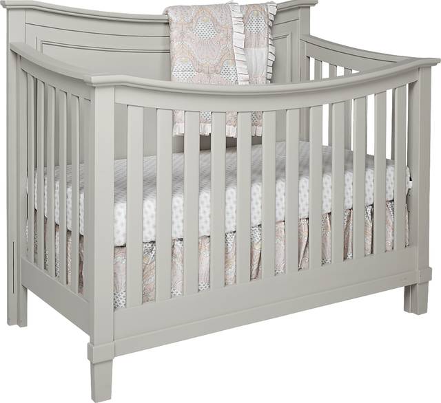 Jaclyn Place Gray Crib - Thumbnail - Image 1