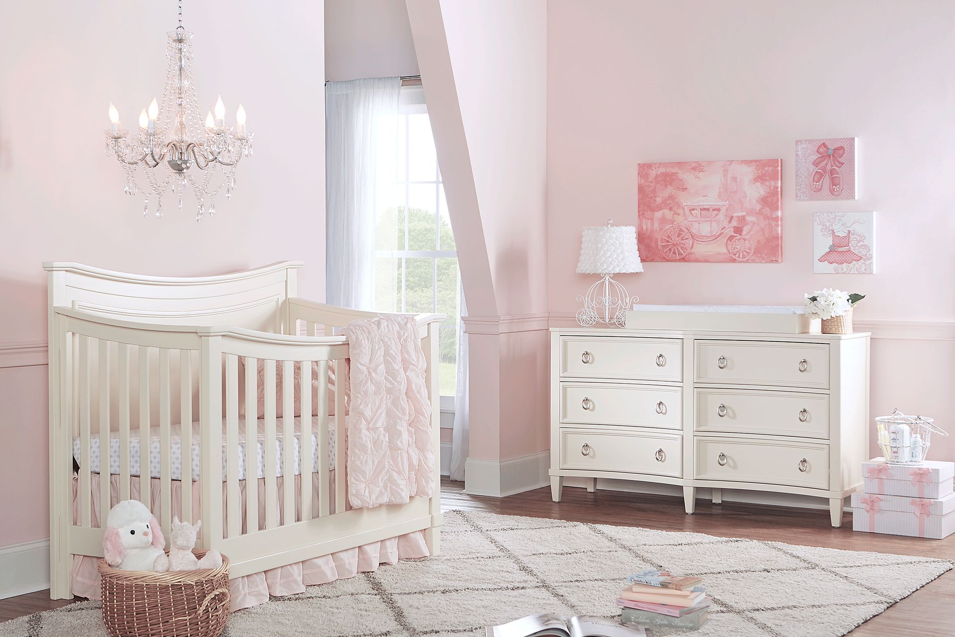 Jaclyn Place Ivory Dresser with Changing Topper and Pad - Image 2
