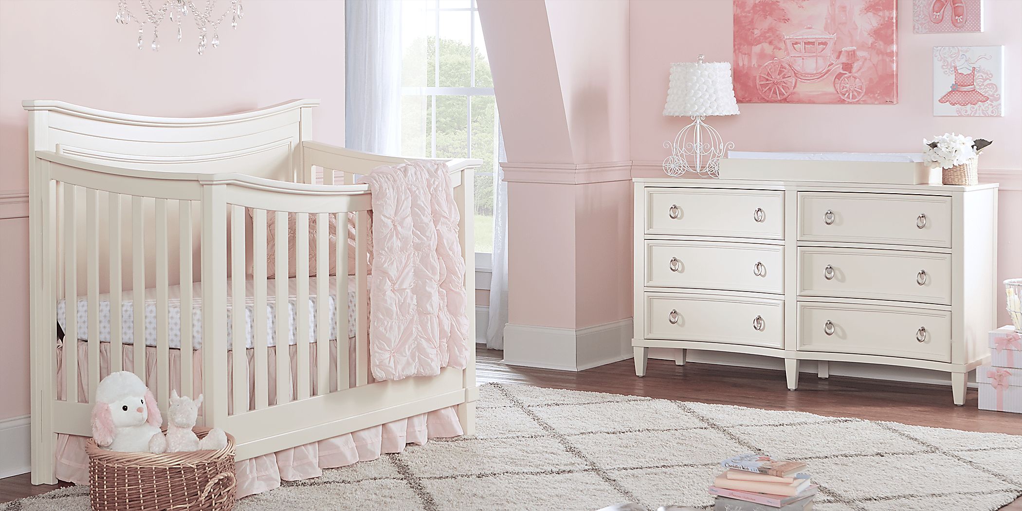 Ivory discount nursery furniture