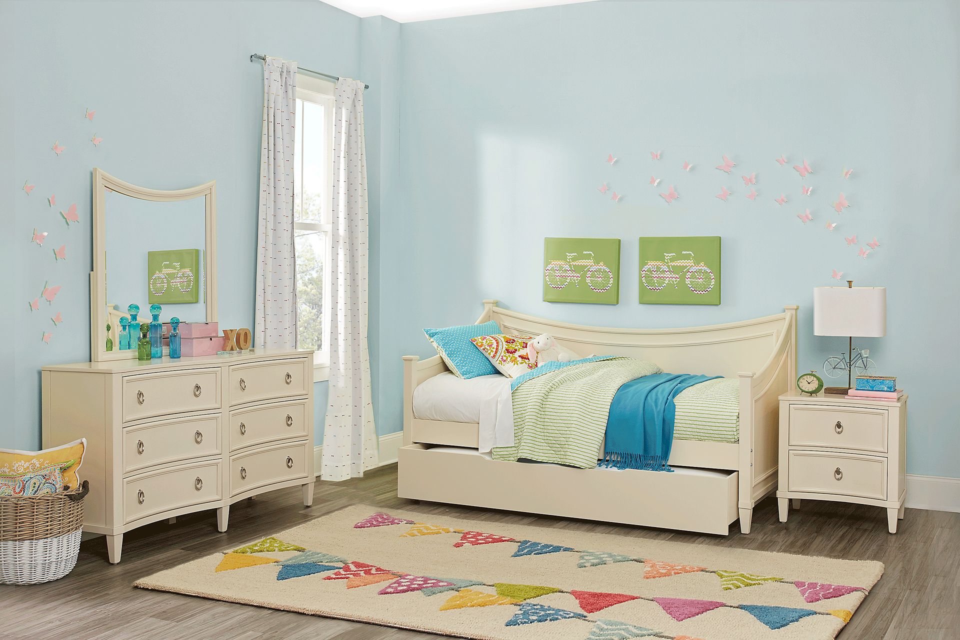 Jaclyn Place Ivory Twin Daybed - Image 2