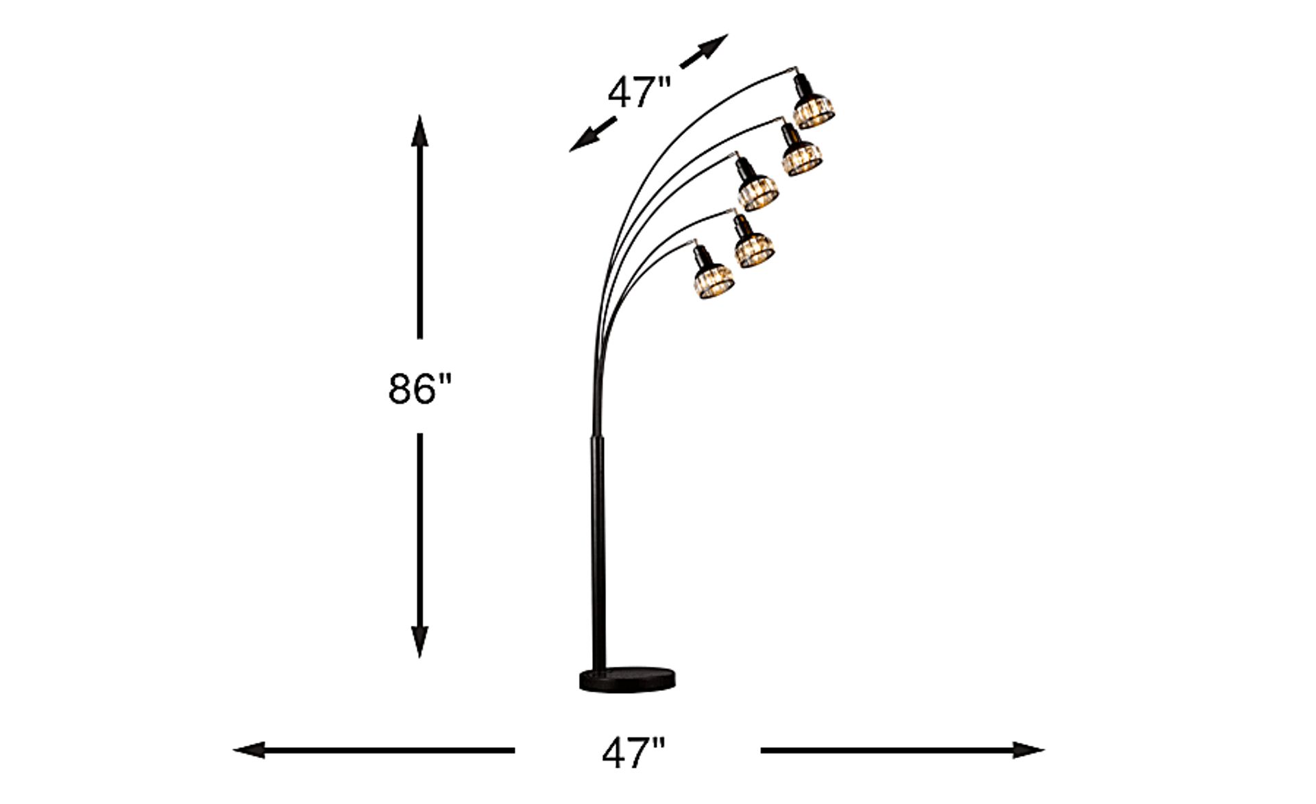 Dimension Image. Please refer to the Dimension Tab on this page for dimension details.