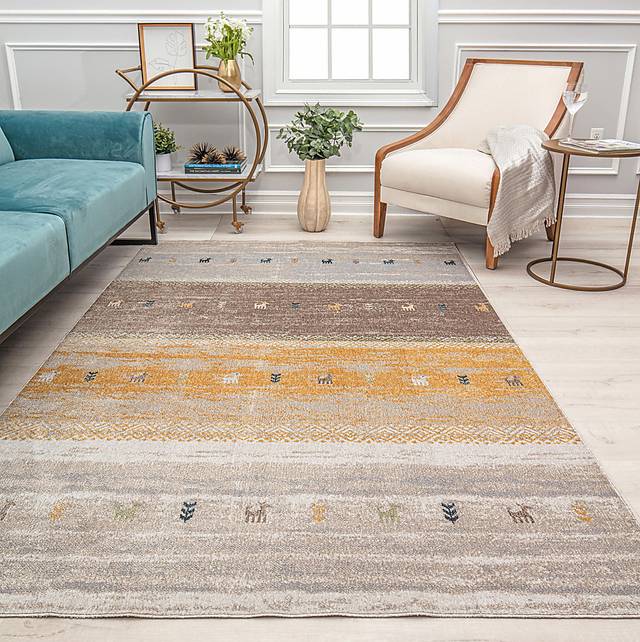 Kipidow Brown 5'3 x 7' Rug - Thumbnail - Image 2
