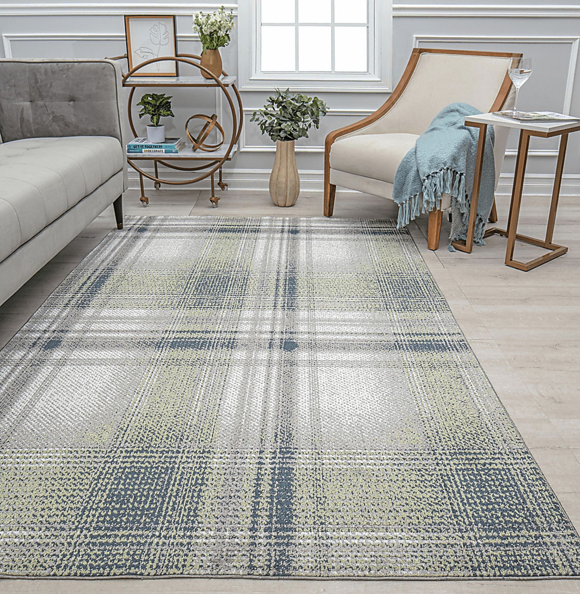 Namdera Gray 5'3 x 7' Rug - Image 2