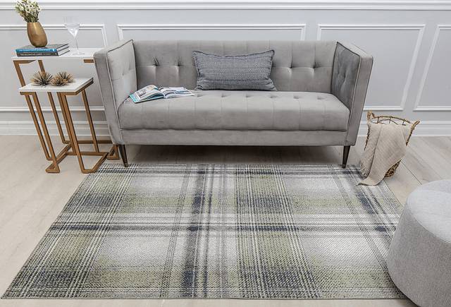 Namdera Gray 5'3 x 7' Rug - Thumbnail - Image 3