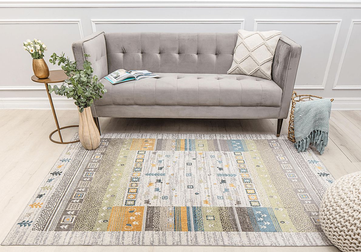 Kangunso Gray 5'3 x 7' Rug