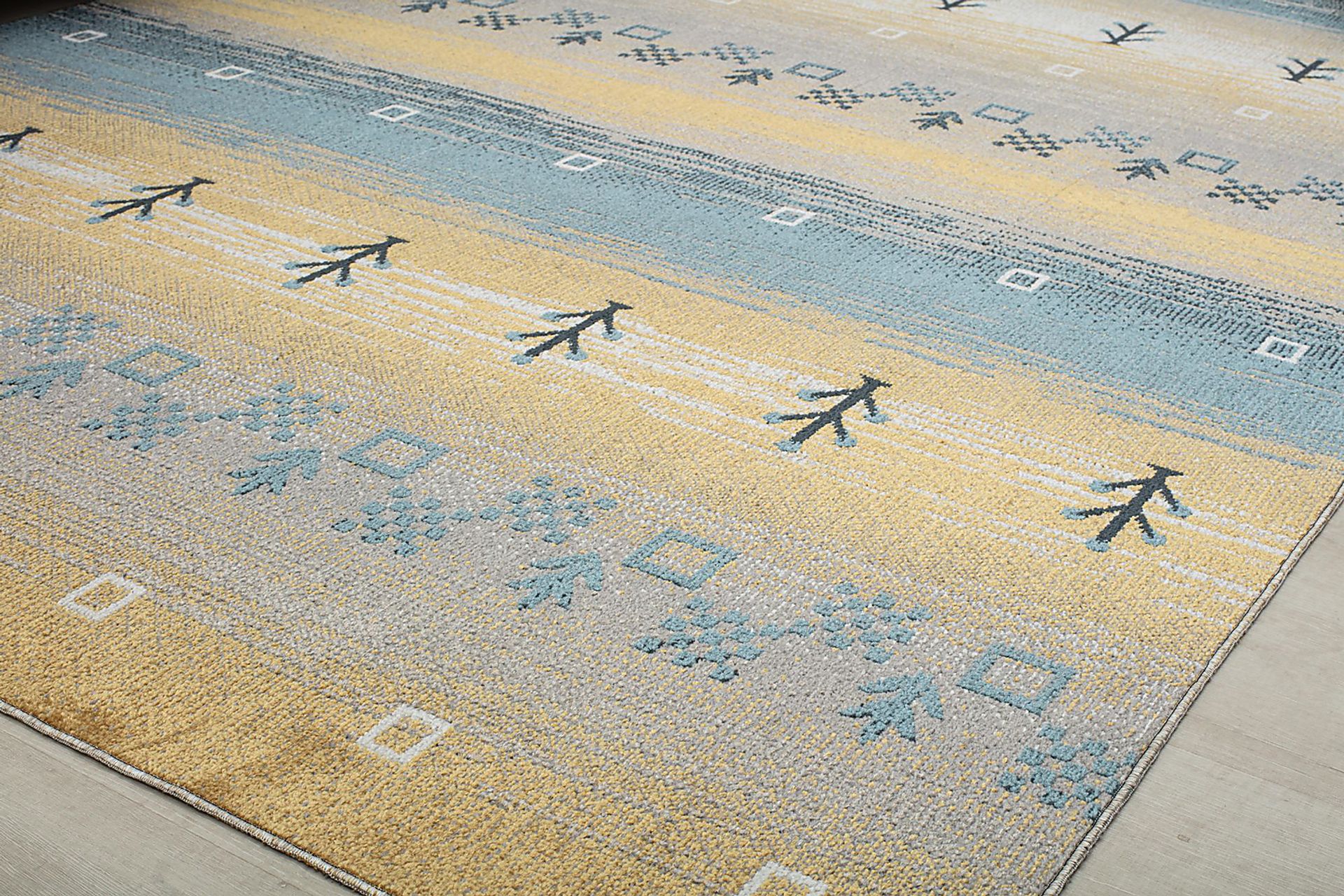 Shimosil Yellow 8' x 10' Rug - Image 5
