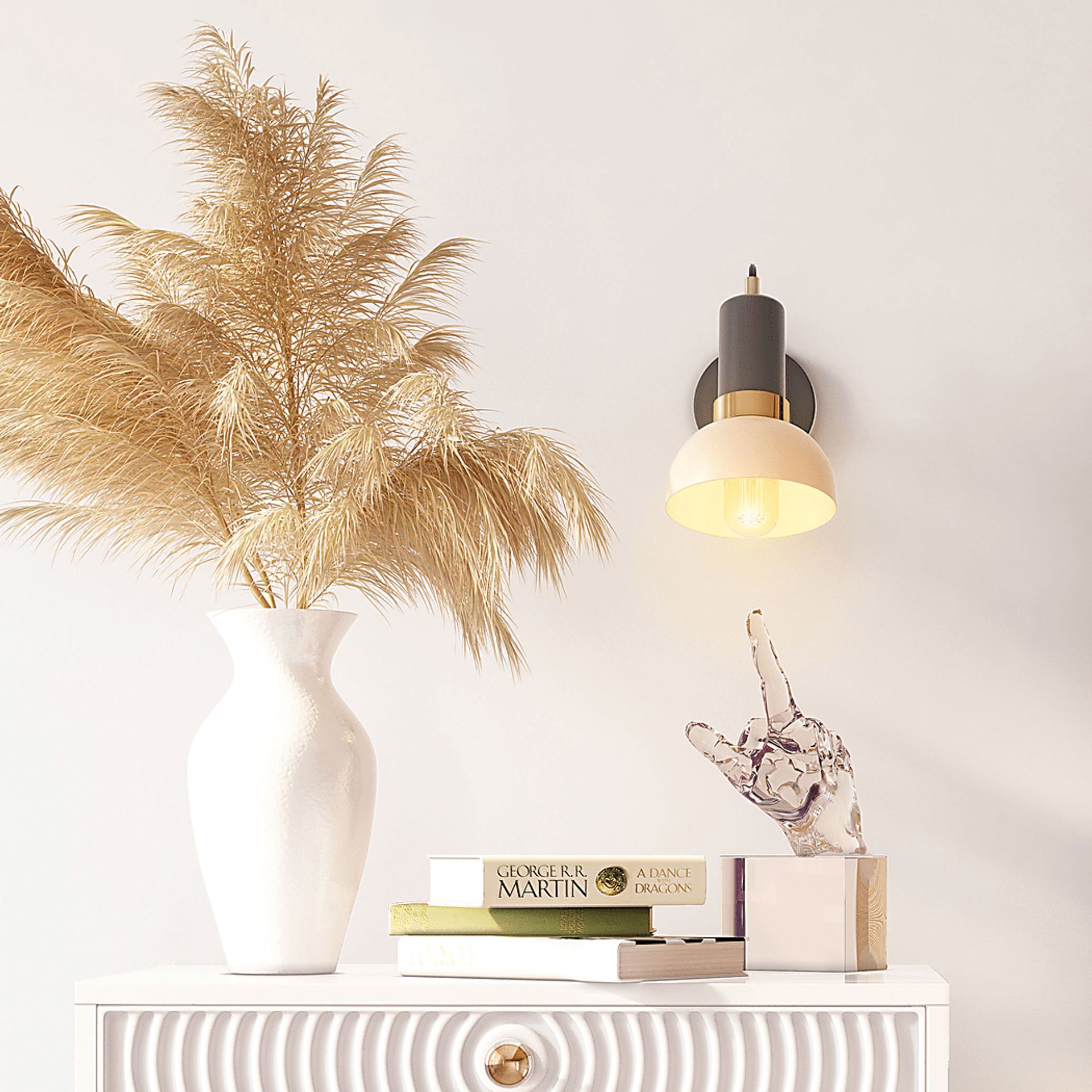 Jade Ann II Blush Wall Scone - Image 5