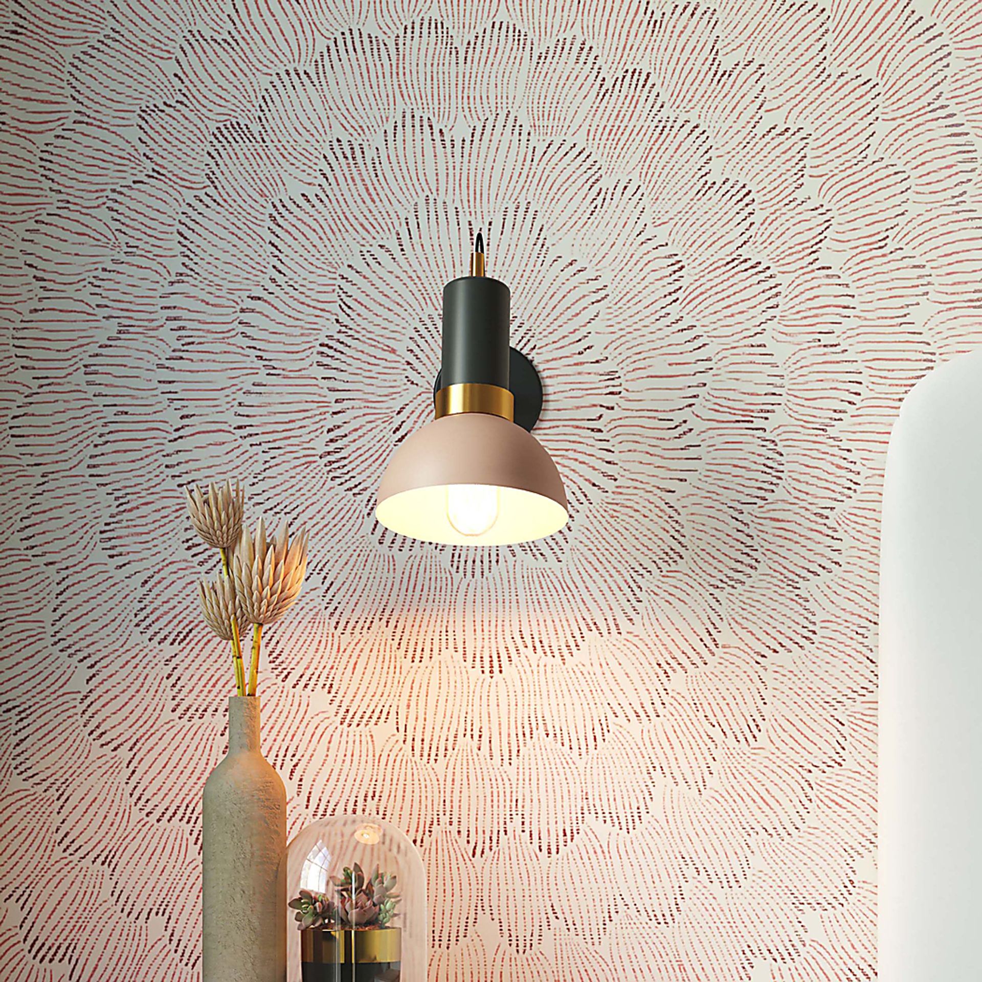 Jade Ann II Blush Wall Scone - Image 7