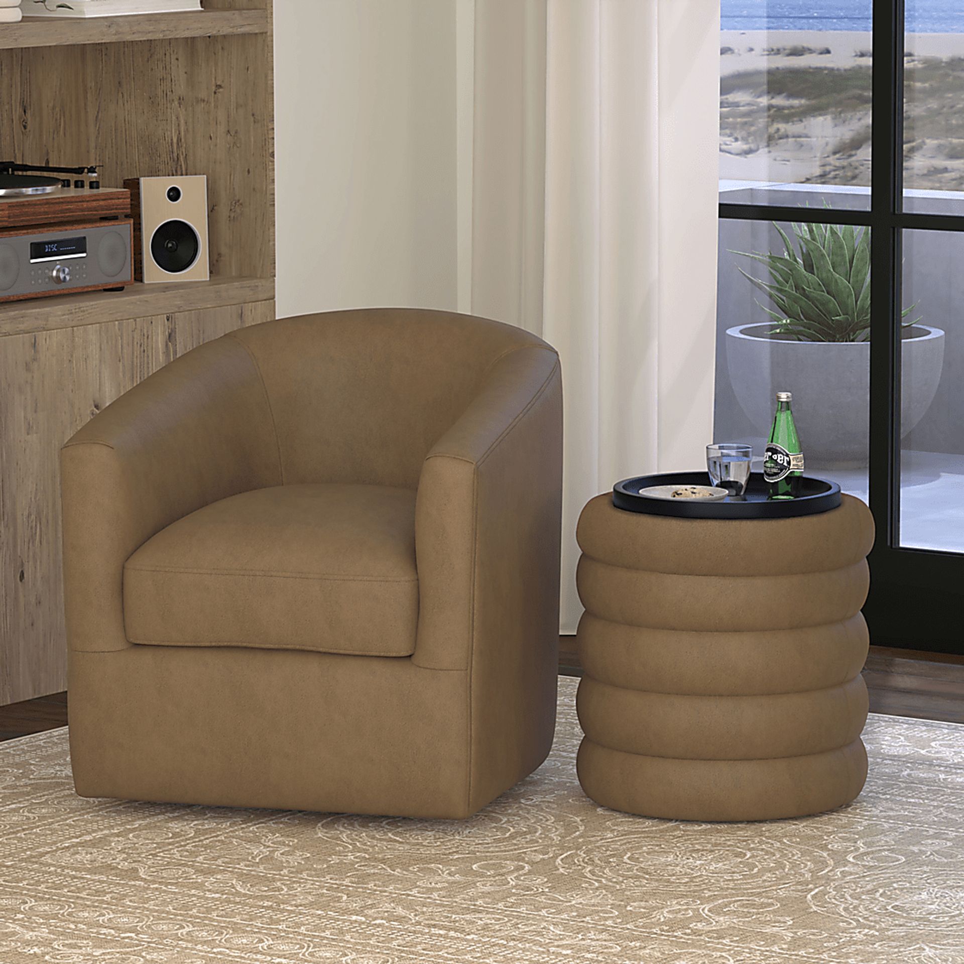 Jaecob Brown Storage Ottoman - Image 2