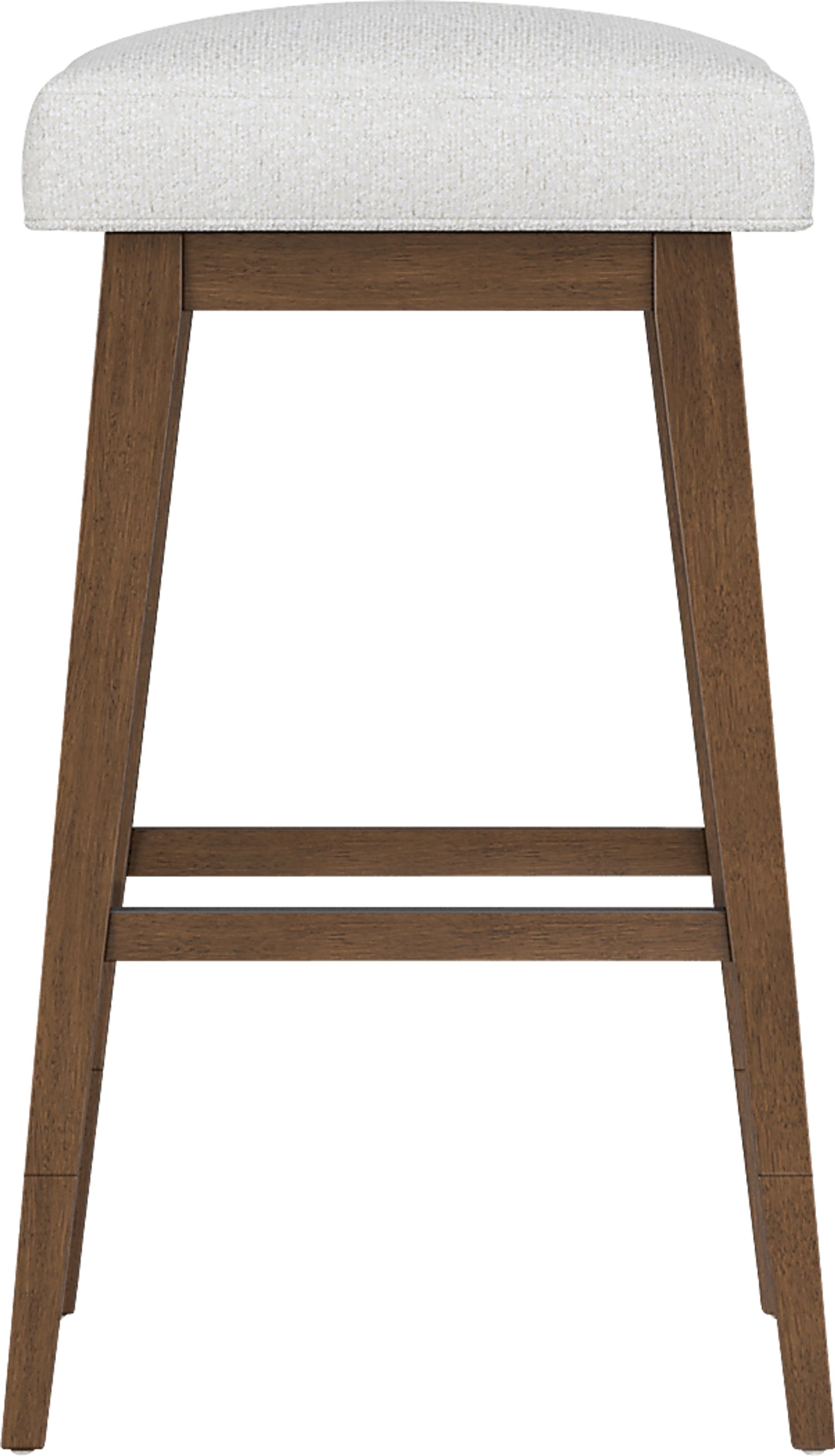 Atalifo White Counter Height Adjustable Stool - Image 1