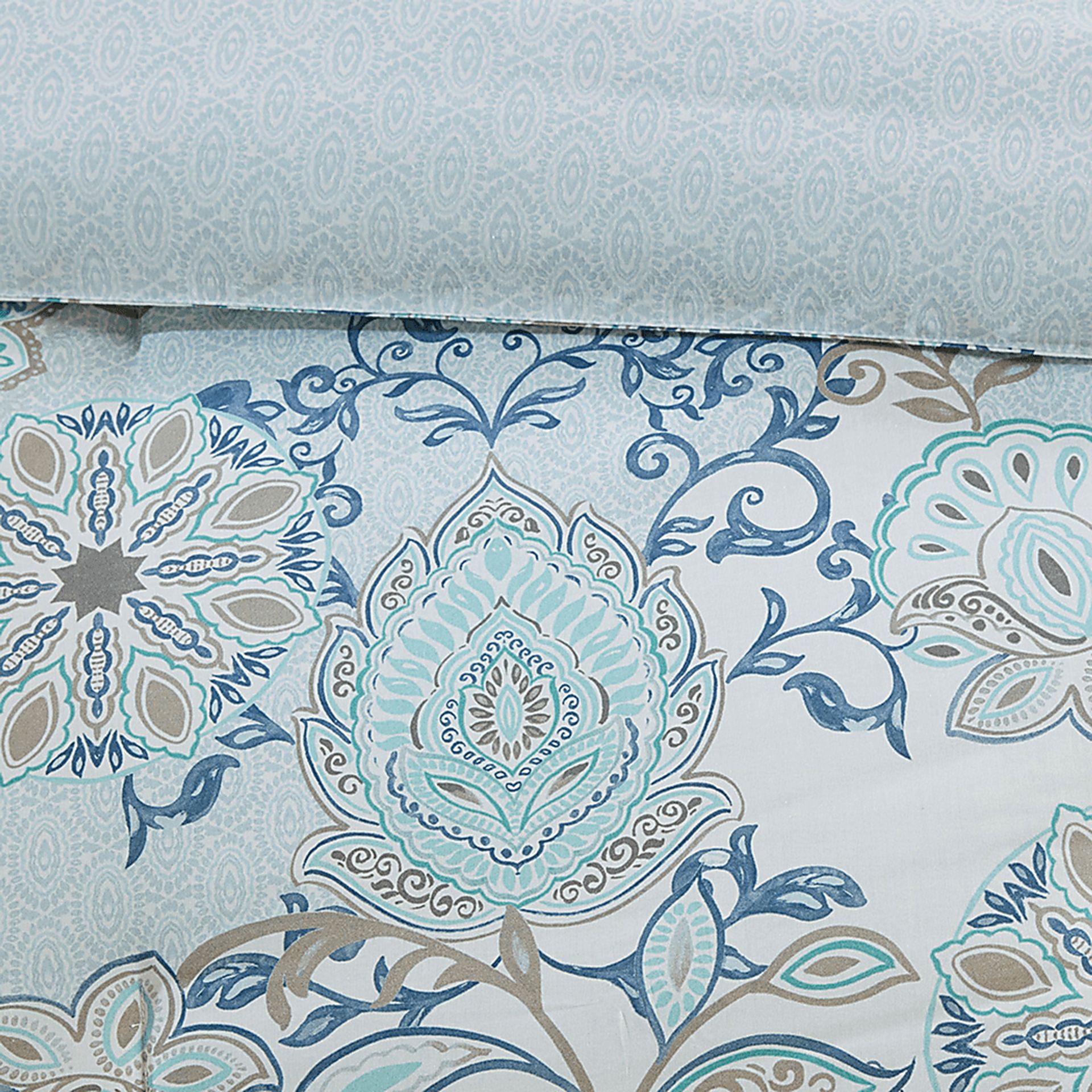 Jaezmina Blue 8 pc Queen Comforter Set - Image 12