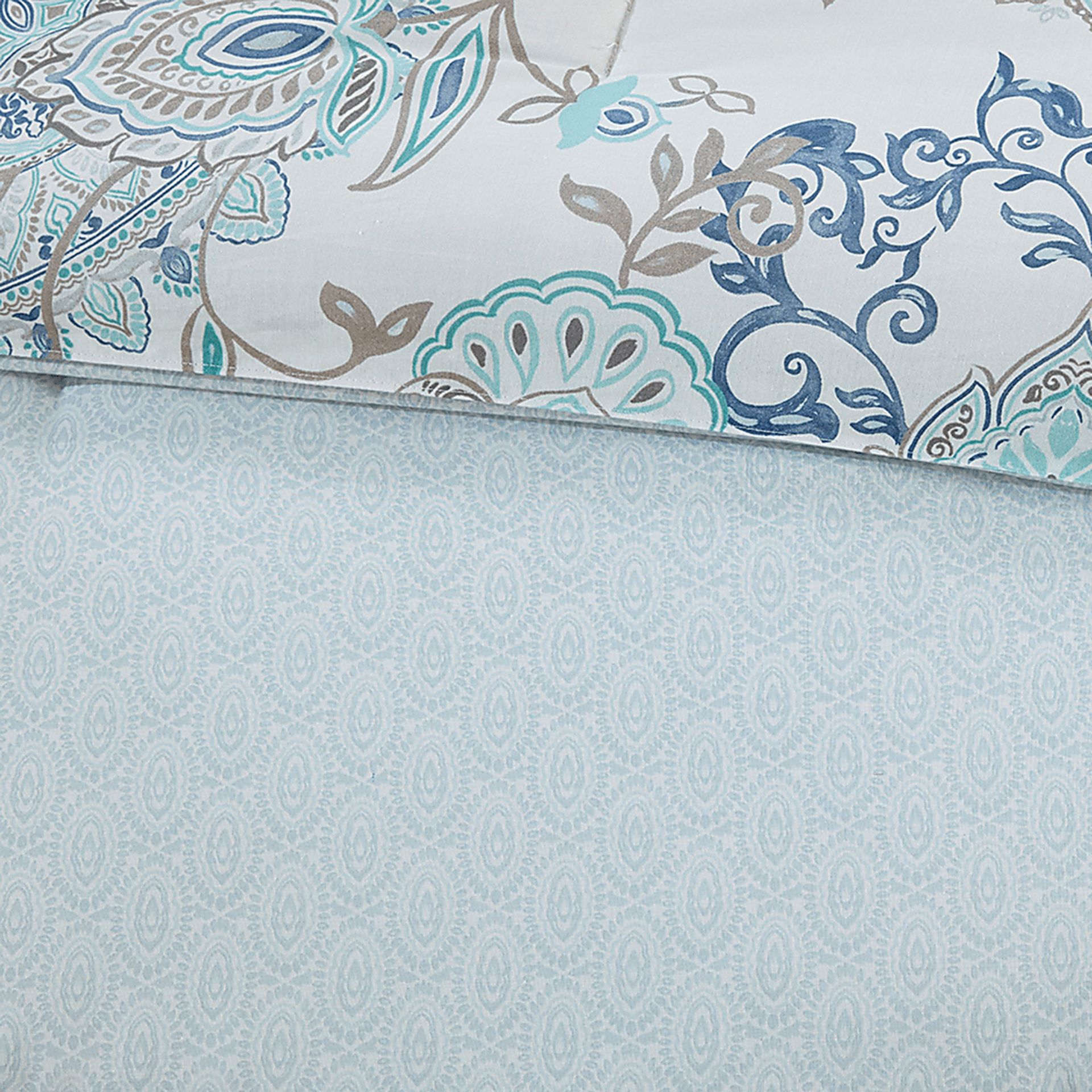 Jaezmina Blue 8 pc Queen Comforter Set - Image 13