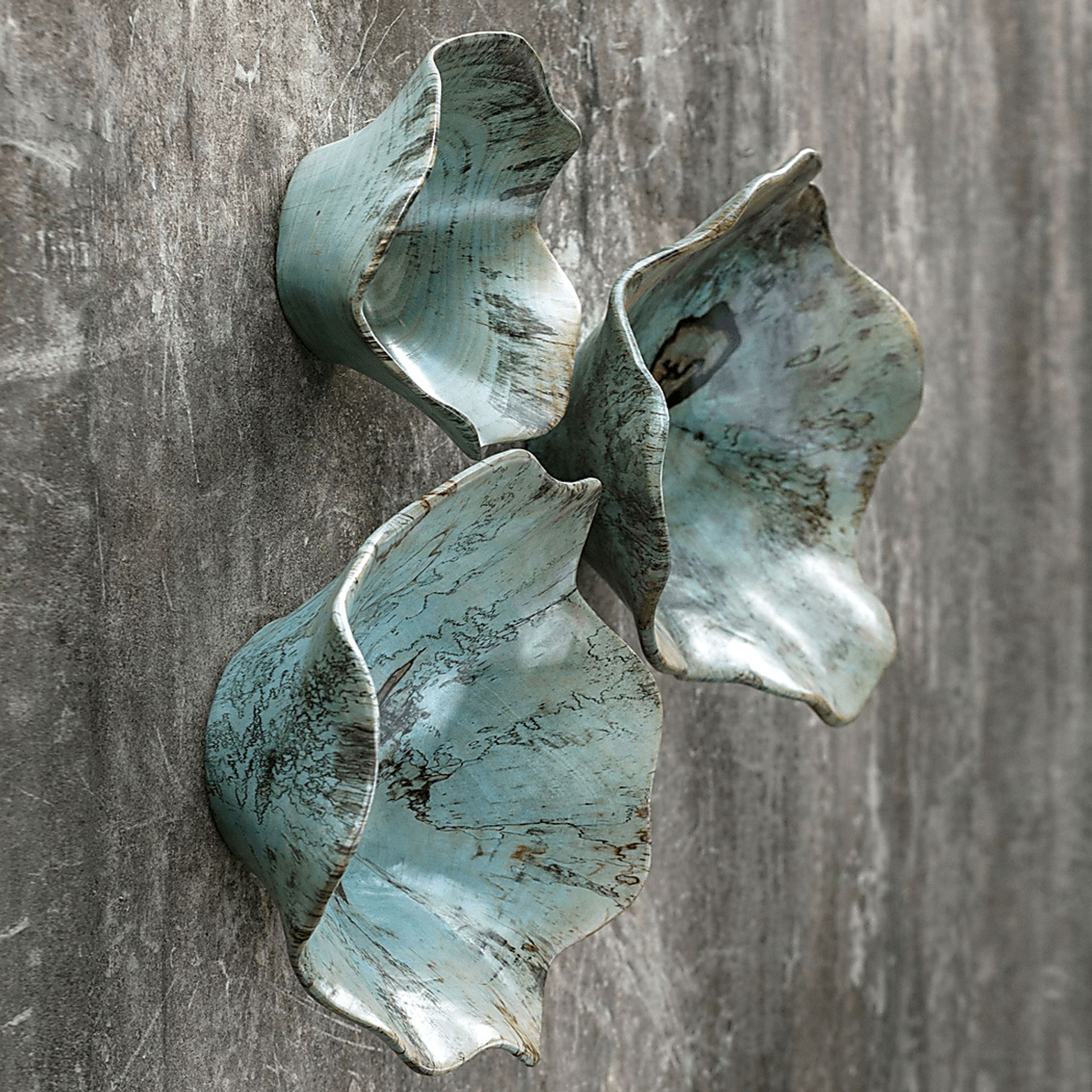Jaffna Blue Wall Art, Set of 3 - Image 4