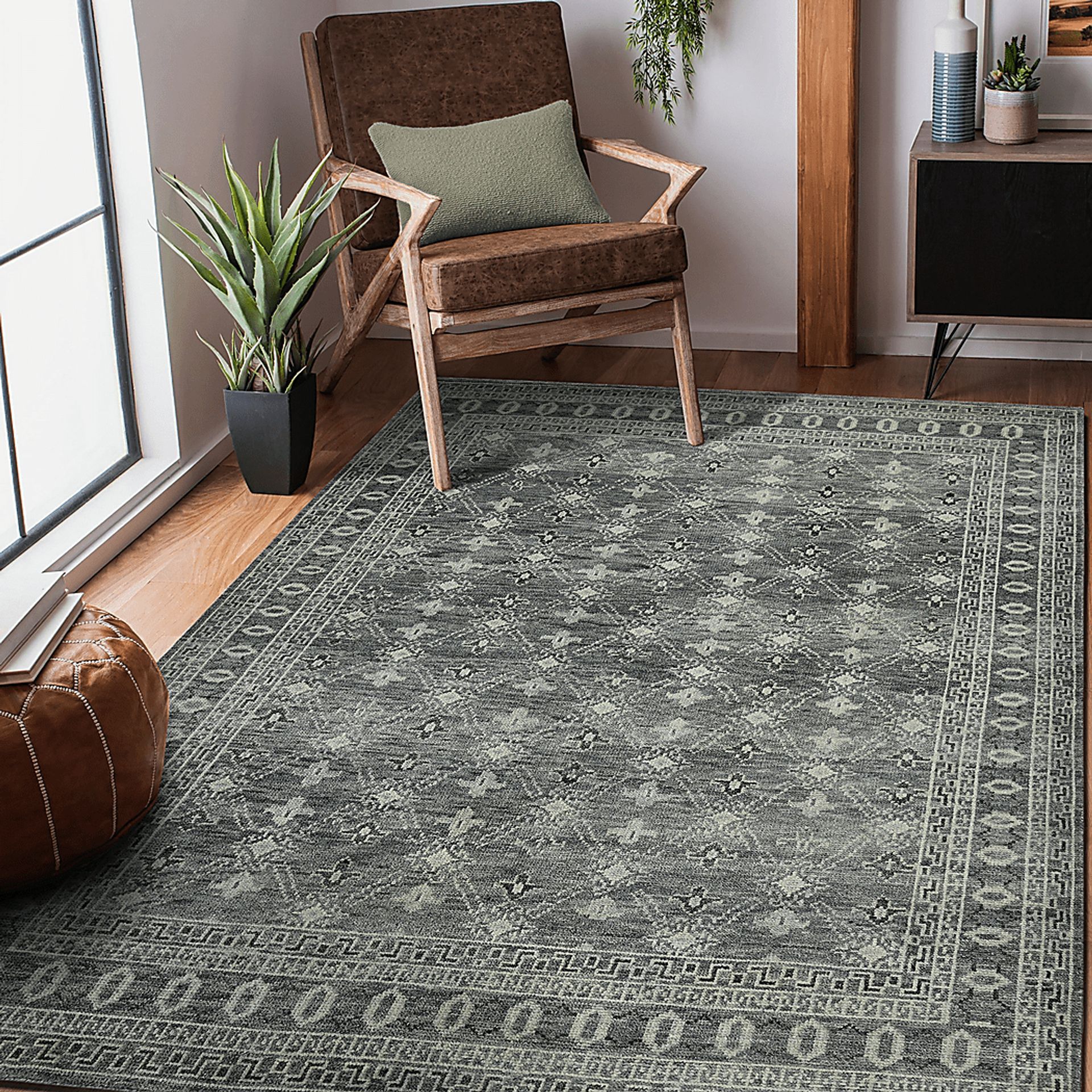 Jahur Gray 9' x 12' Rug - Image 2