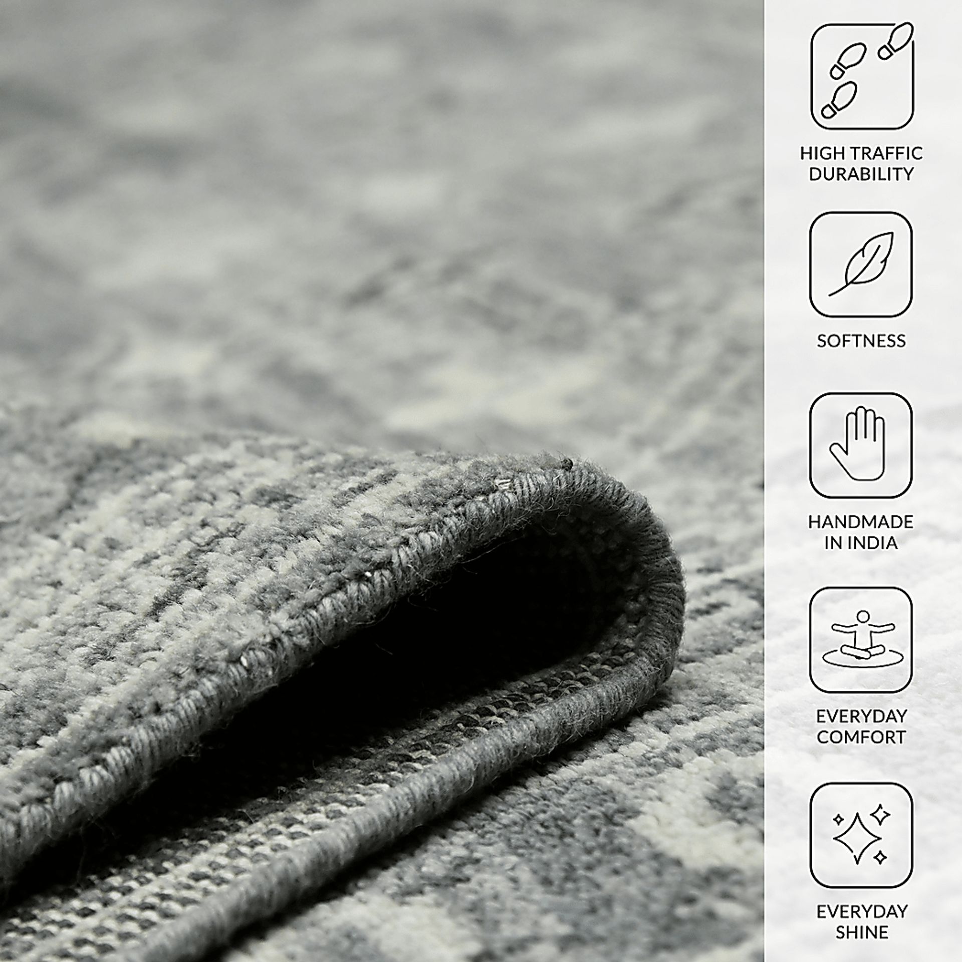 Jahur Gray 9' x 12' Rug - Image 4