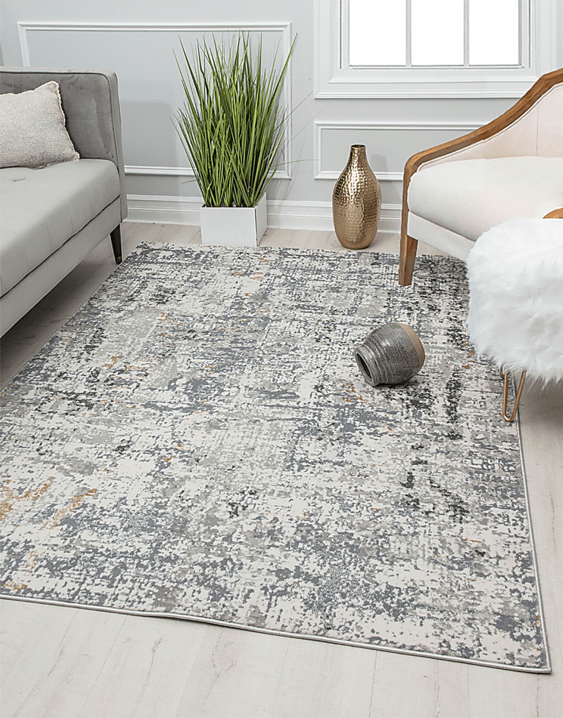 Jaidy 8' x 10' Gray Rug - Image 2
