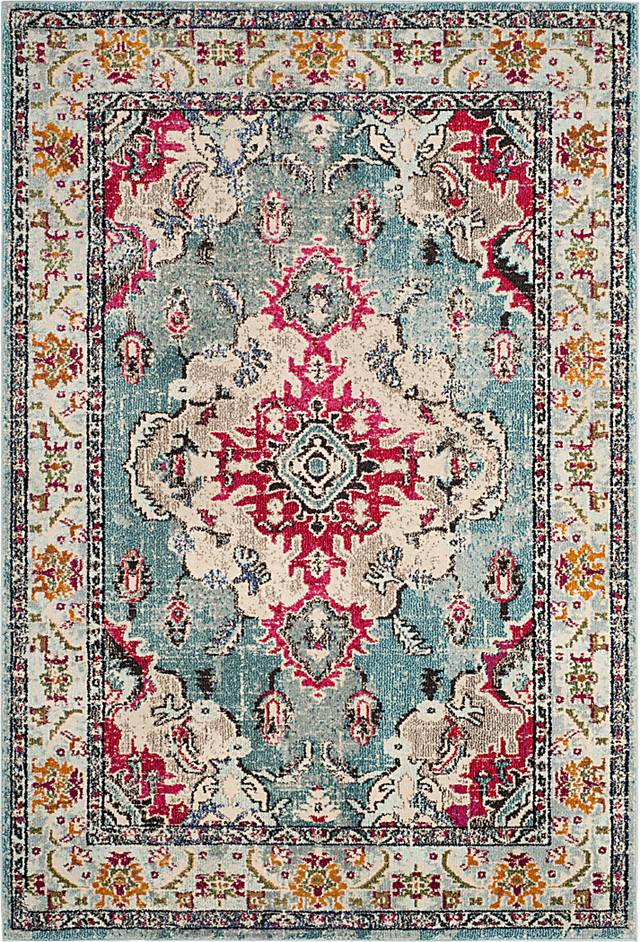 Jailyn Blue 6'7 x 9'2 Rug - Thumbnail - Image 1