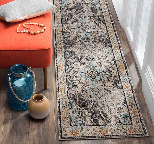 Jailyn Gray 2'2 x 10' Runner Rug - Thumbnail - Image 2