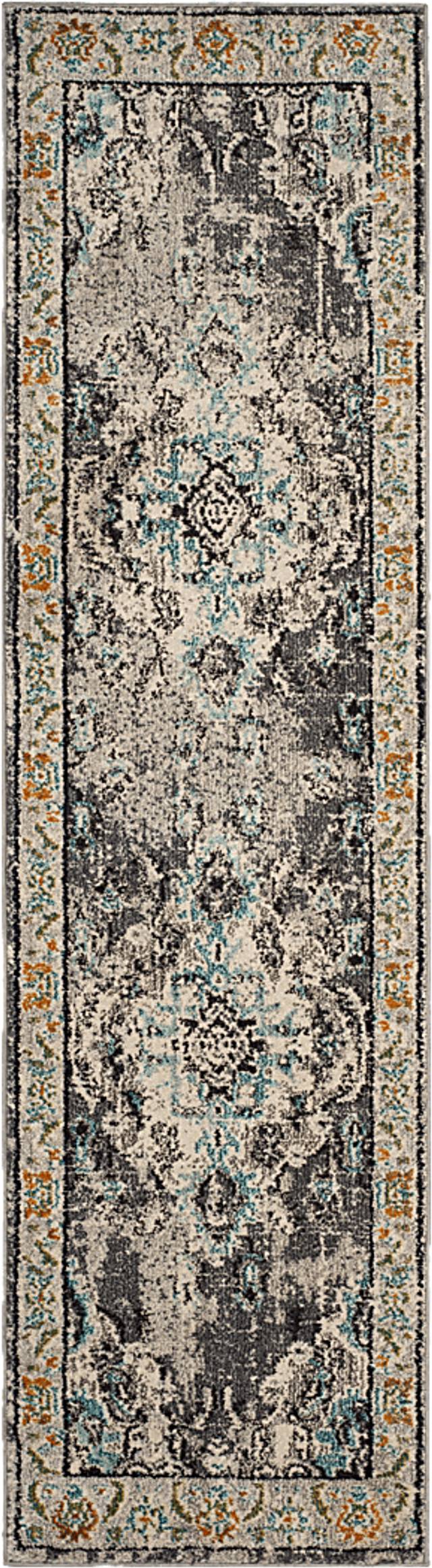 Jailyn Gray 2'2 x 10' Runner Rug - Thumbnail - Image 1