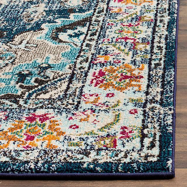 Jailyn Navy 5'1 x 7'7 Rug - Thumbnail - Image 2