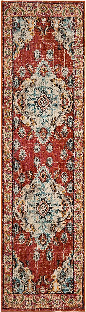 Jailyn Orange 2'2 x 10' Runner Rug