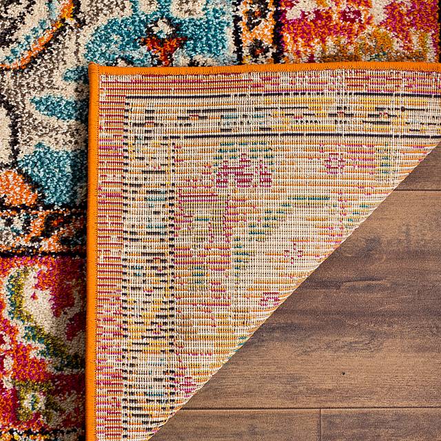 Jailyn Orange 6'7 x 9'2 Rug - Thumbnail - Image 3
