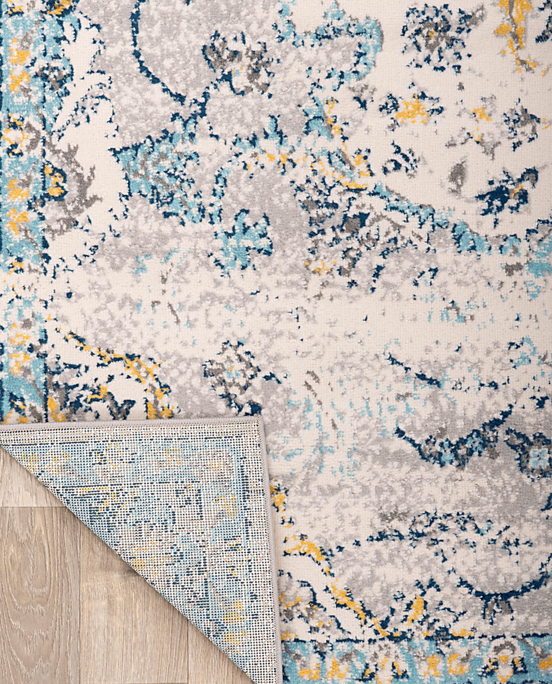 Jaimin Blue 2' x 7' Runner Rug - Image 2