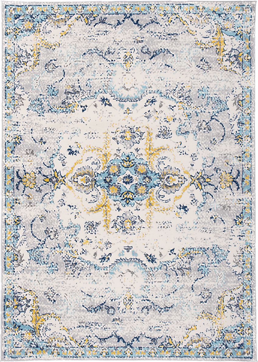 Jaimin Blue 3' x 5'  Rug