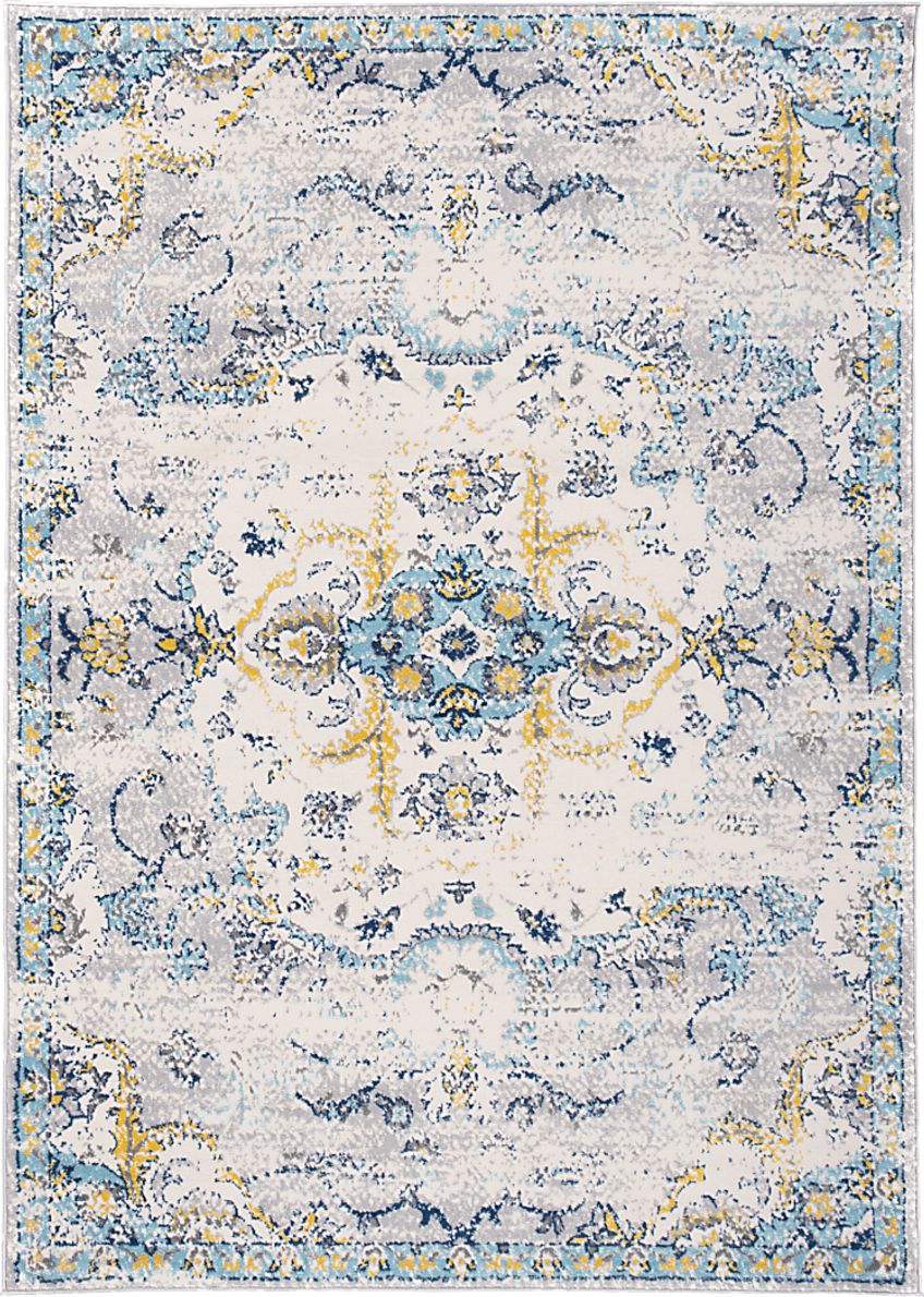Jaimin Blue 5' x 7' Rug