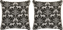 Jaipur Frame II Onyx Indoor/Outdoor Pillows (Set of 2)