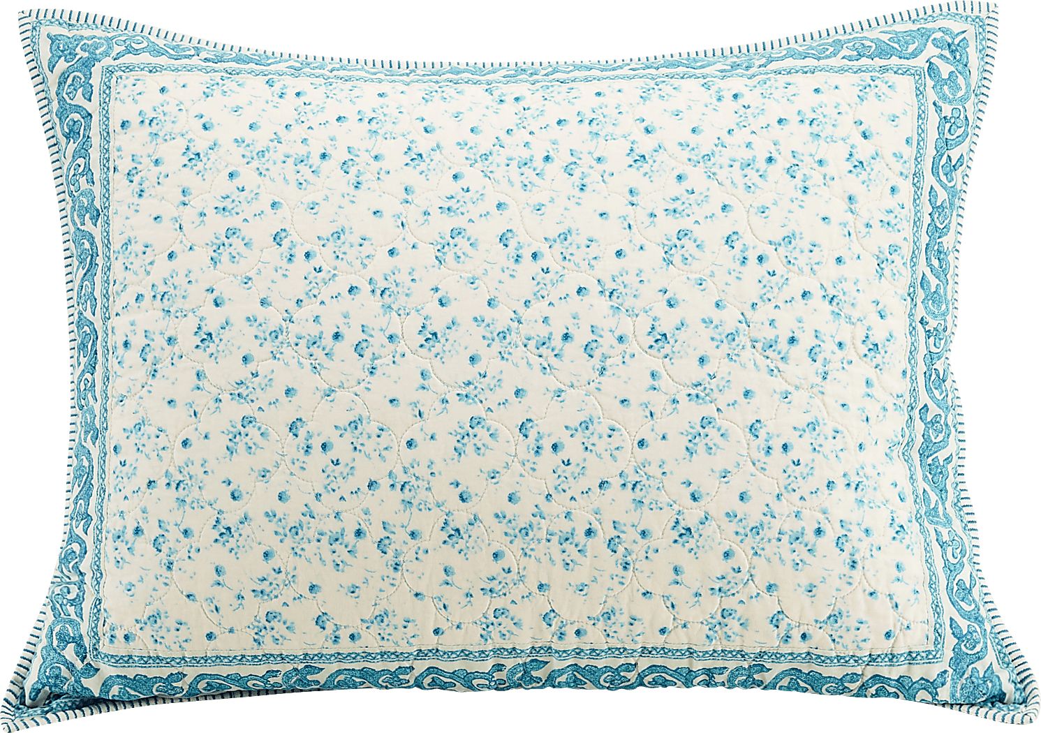 Blue Rivet Casual Ombre Throw Pillow 17 x 17 Inch