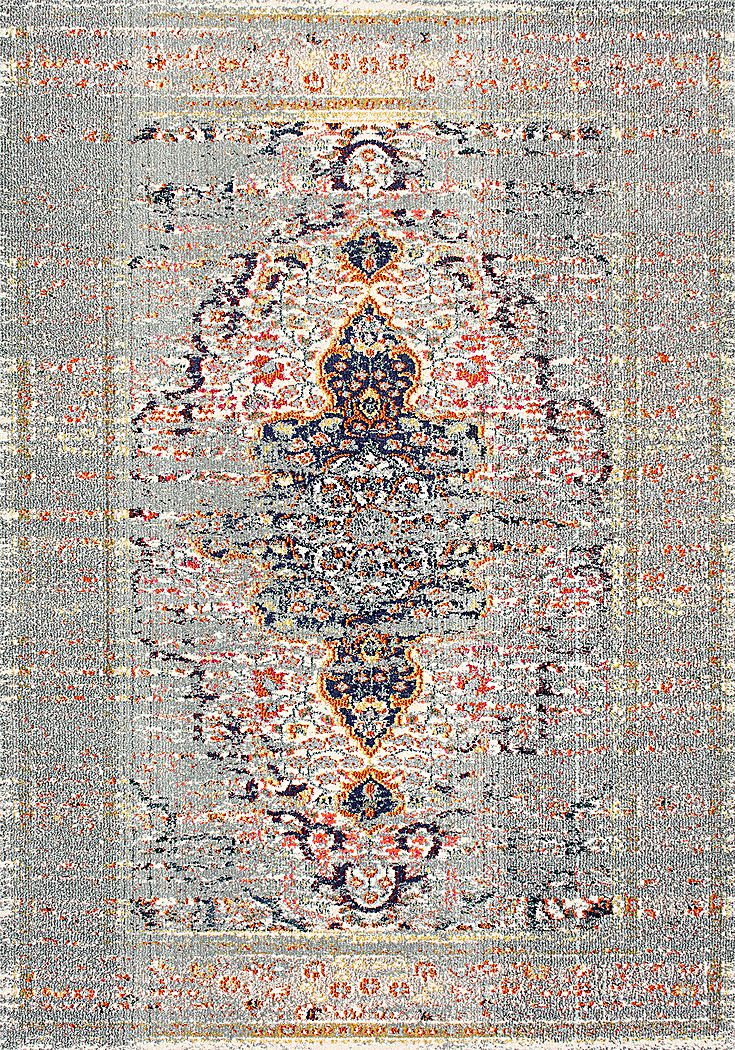 Jaivira Gray 5' x 8' Rug