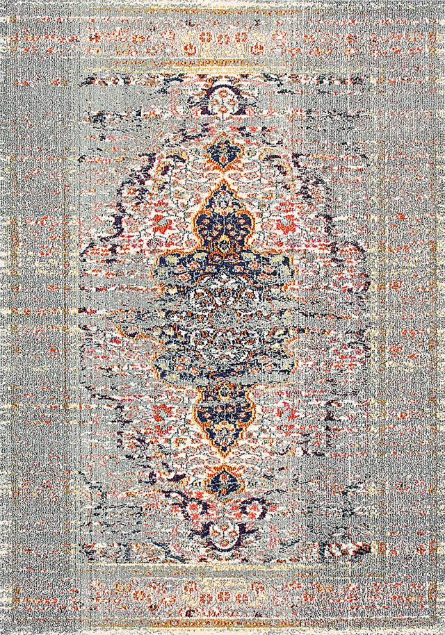 Jaivira Gray 5' x 8' Rug - Thumbnail - Image 1