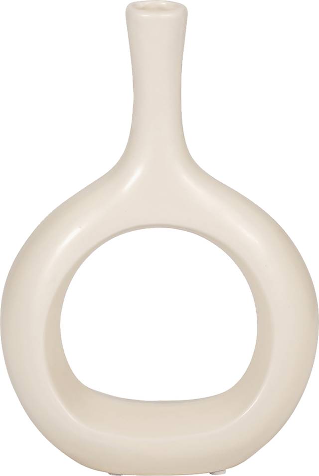 Jakesway Beige 9 in. Vase - Thumbnail - Image 1