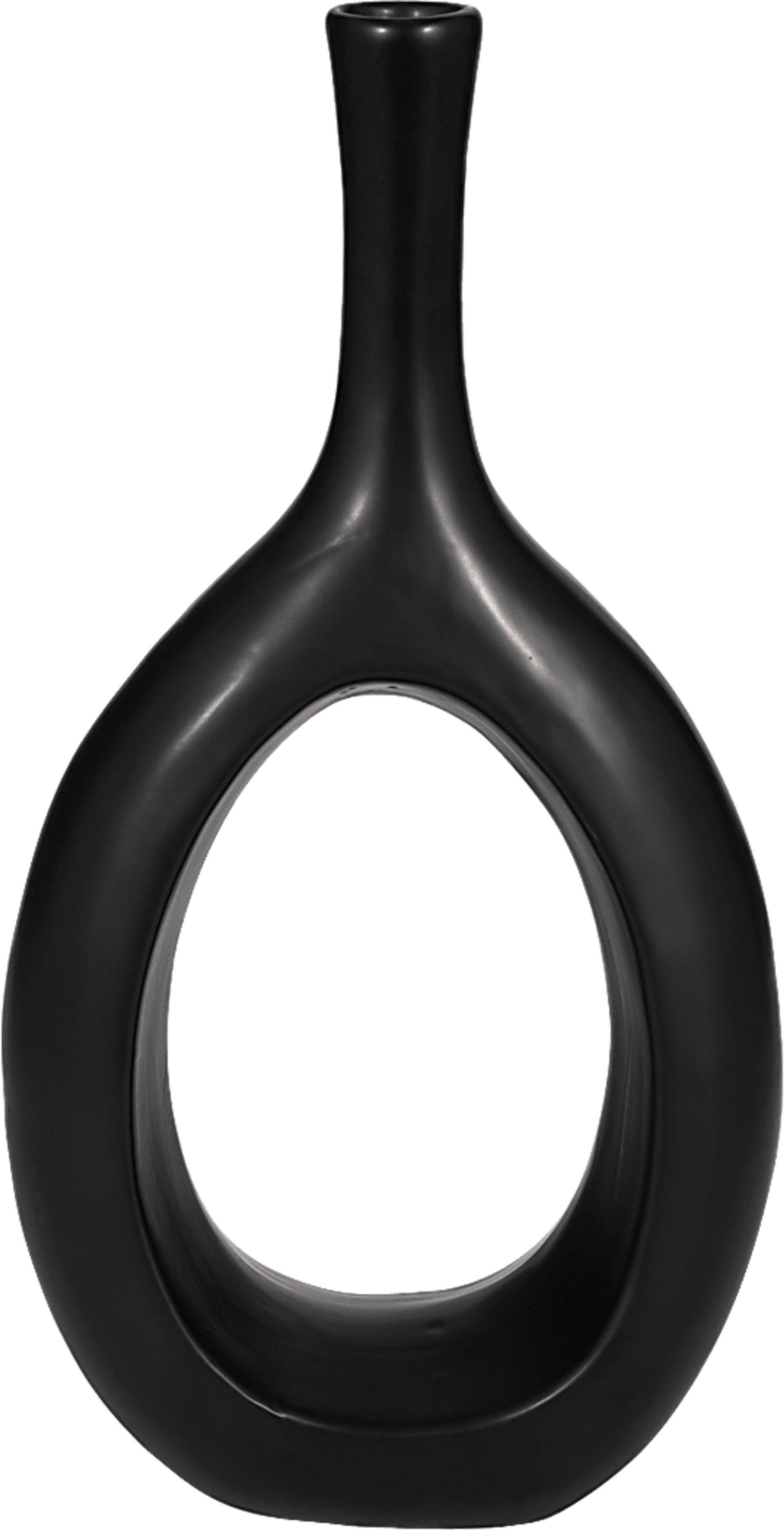 Jakesway Black 12 in. Vase - Image 1