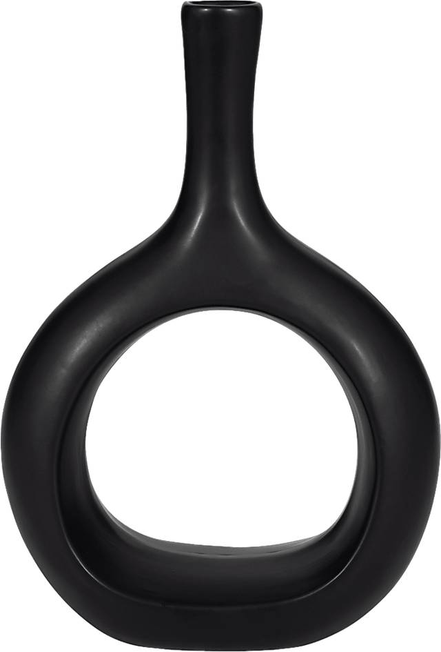 Jakesway Black 9 in. Vase - Thumbnail - Image 1