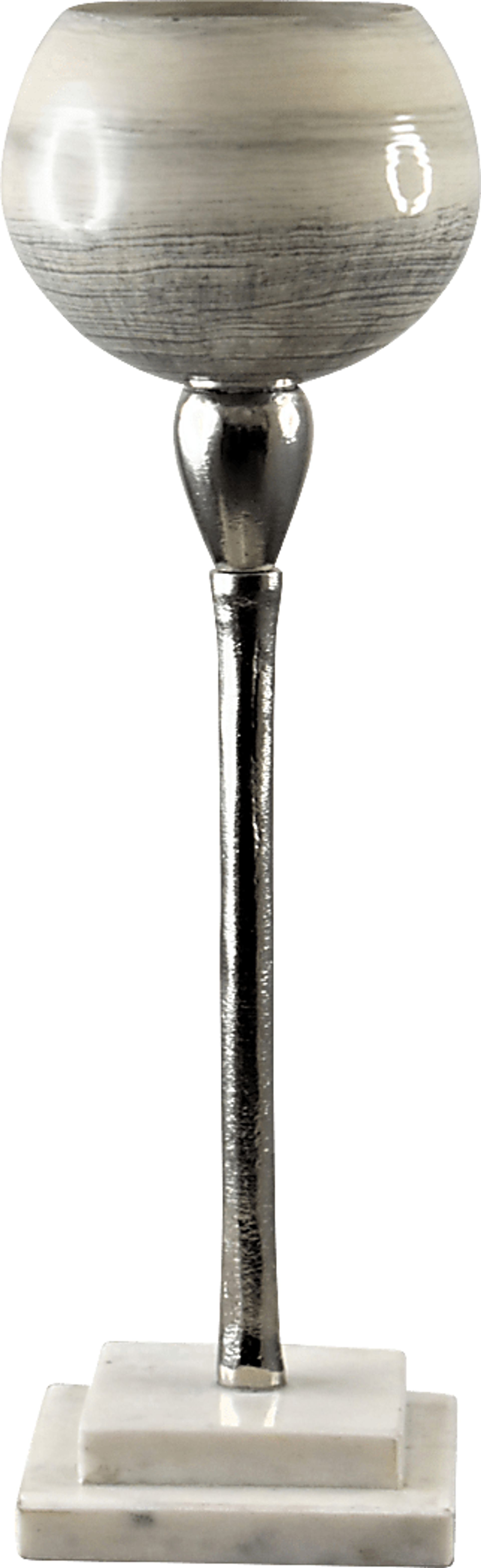 Jakesway Gray 15 in. Votive Candle Holder - Image 1