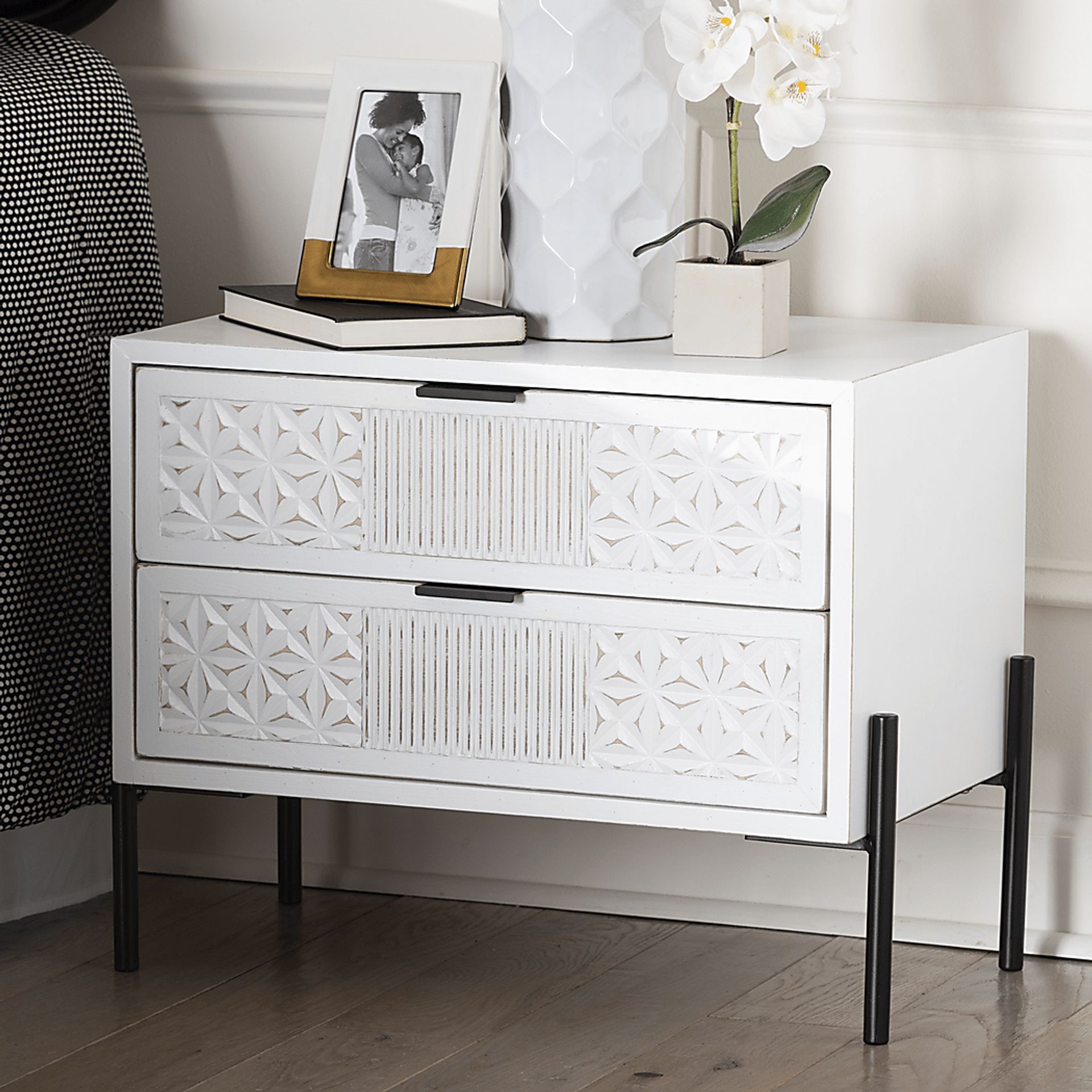 Jakey White Accent Cabinet - Image 2
