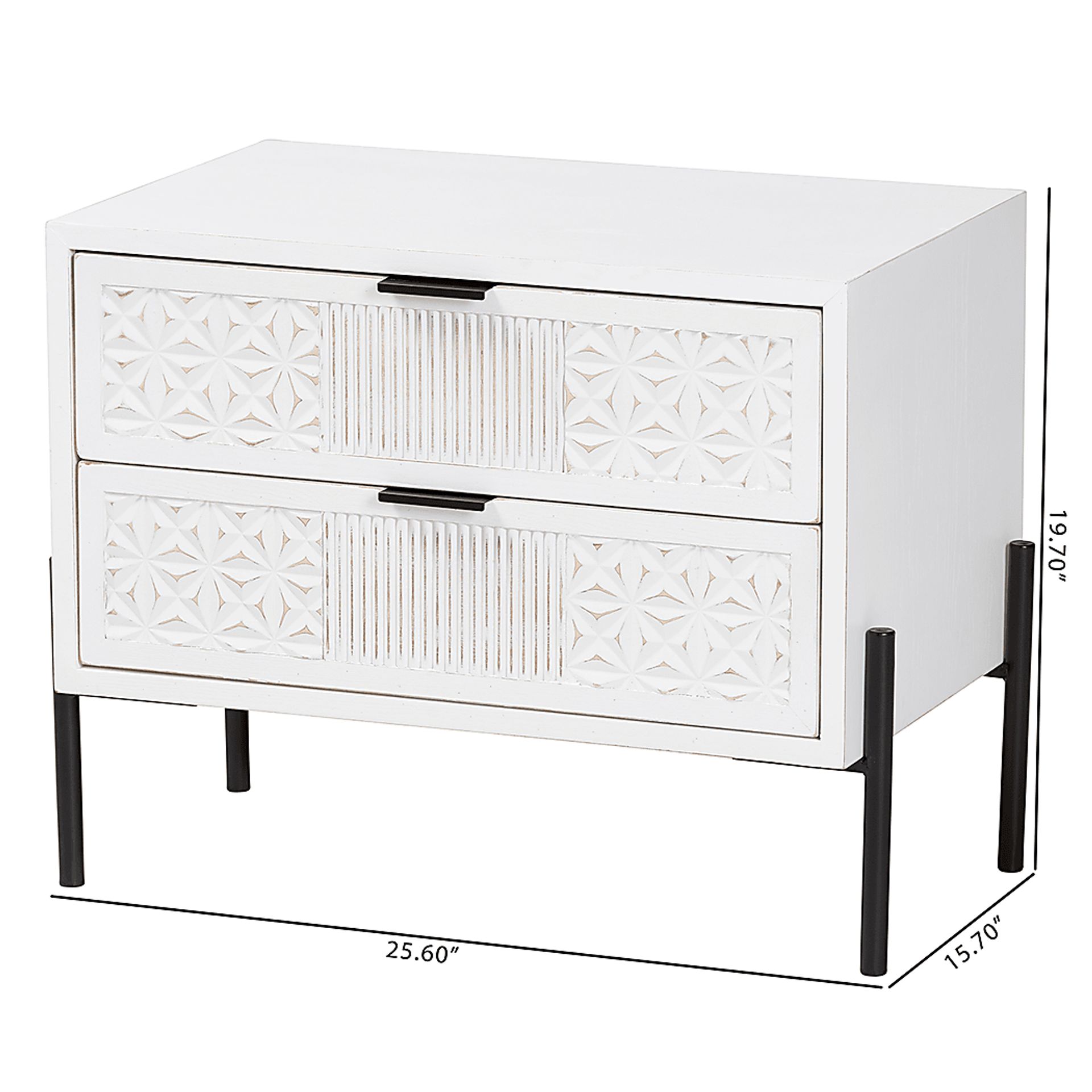 Jakey White Accent Cabinet - Image 9