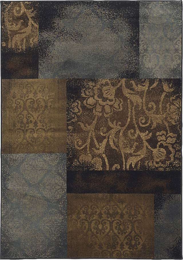 Jakob Blue 5'3 x 7'6 Rug - Thumbnail - Image 1