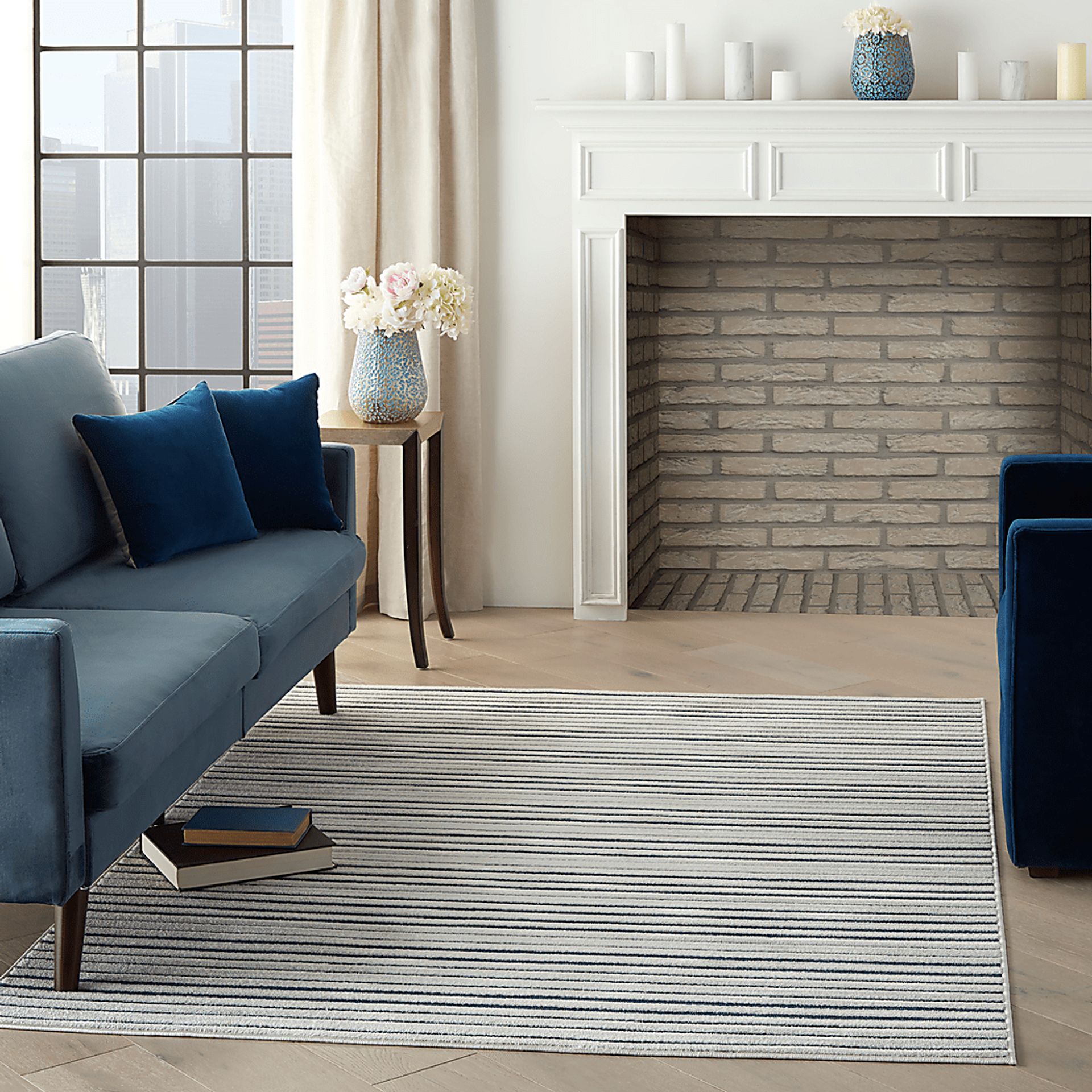 Jalia Blue 8' x 10' Indoor/Outdoor Rug - Image 8