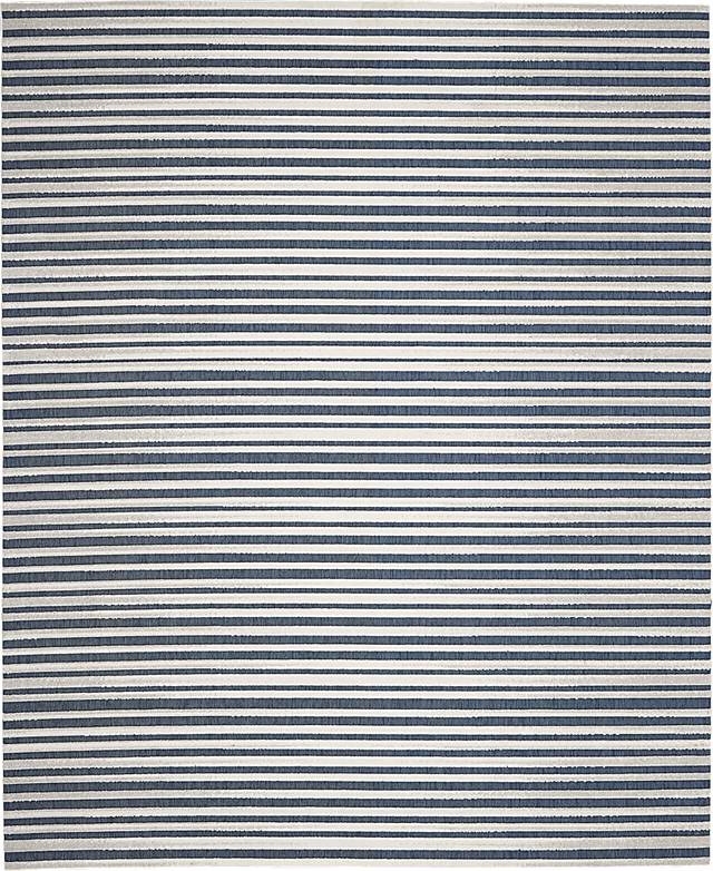 Jalia Blue 8' x 10' Indoor/Outdoor Rug - Thumbnail - Image 1