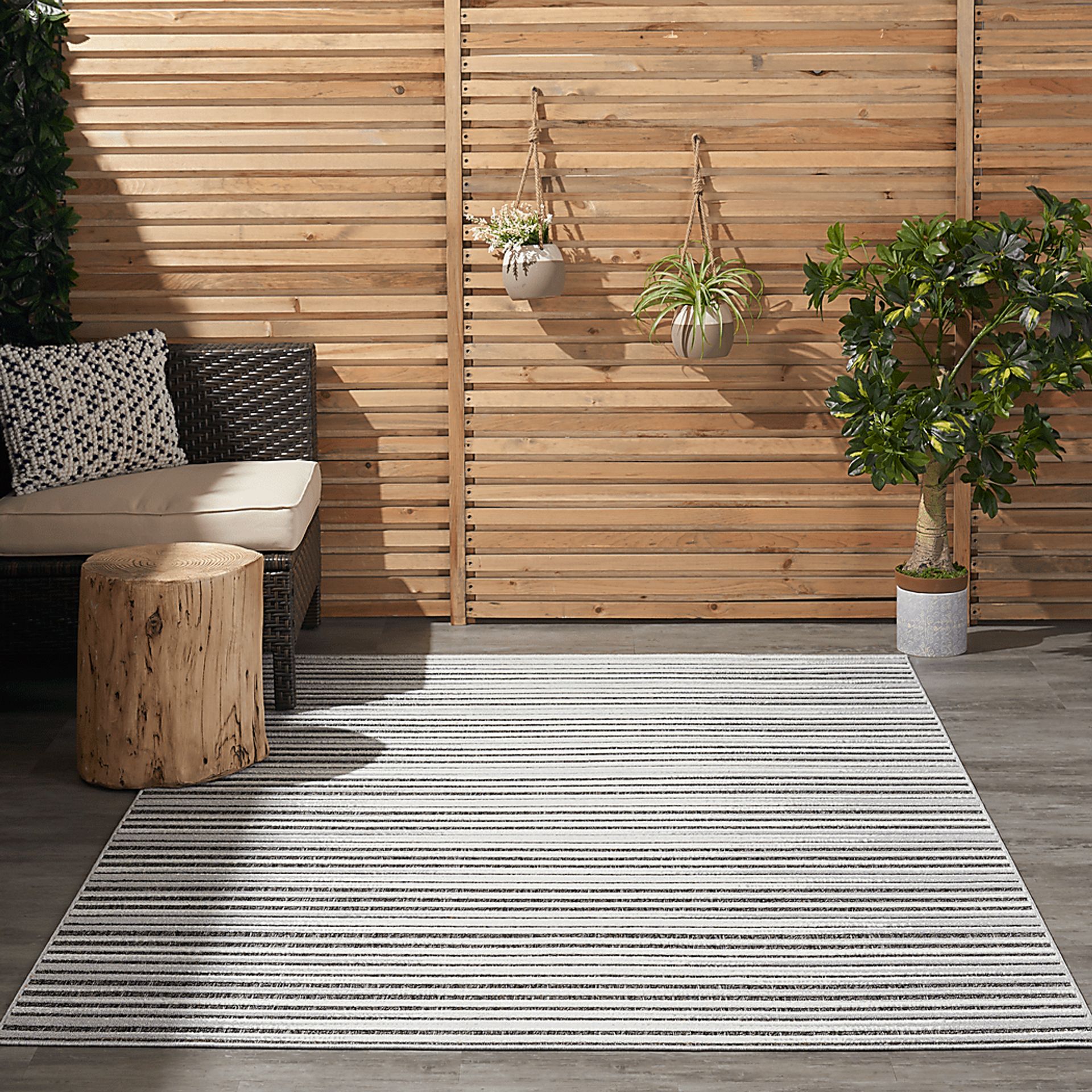 Jalia Dark Gray 8' x 10' Indoor/Outdoor Rug - Image 12