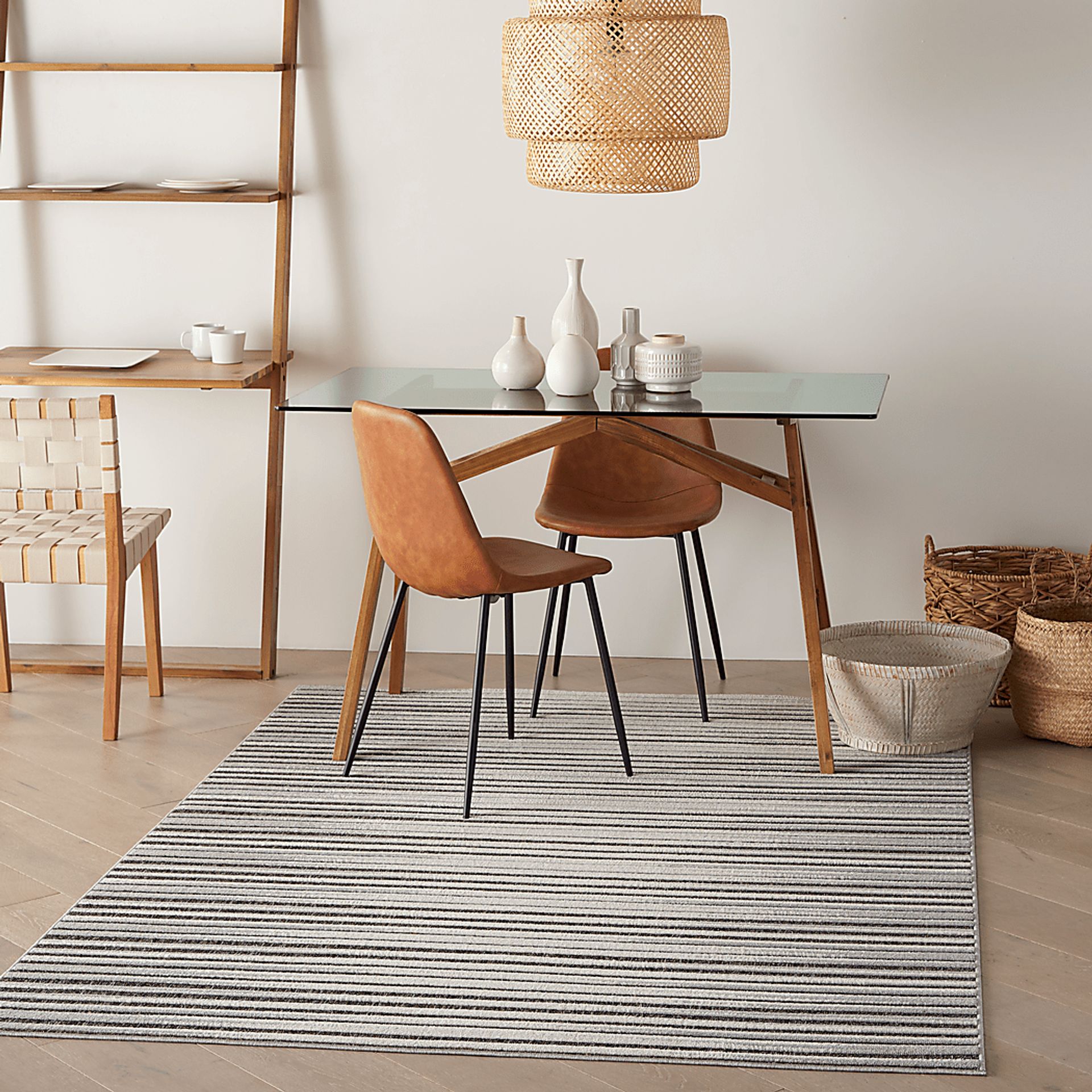 Jalia Dark Gray 8' x 10' Indoor/Outdoor Rug - Image 8